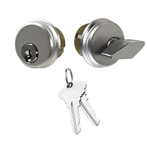 Easilok Storefront Door Commercial Mortise Lock Cylinder With Keys And Thumbturn In Aluminum 1