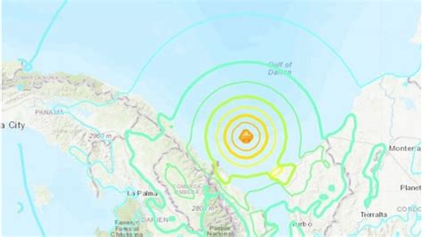 Sismo de magnitud 6 6 sacude frontera entre Colombia y Panamá