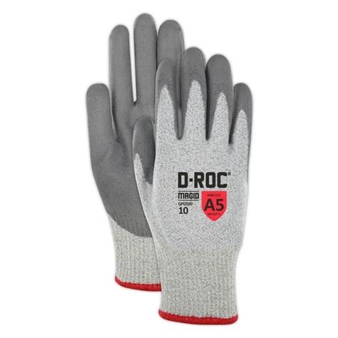 Magid Roc Gp100 Micro Foam Nitrile Palm Coated Safety Gloves 12 Pack