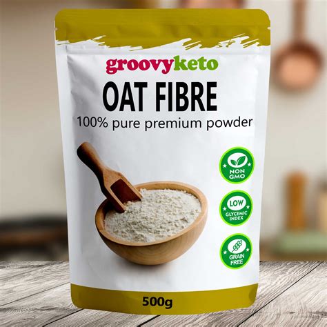 Groovy Keto Oat Fibre 100 Premium Powder 500g