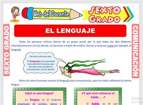 ComunicaciÓn Sexto Grado De Primaria 32 Fichas Gratis