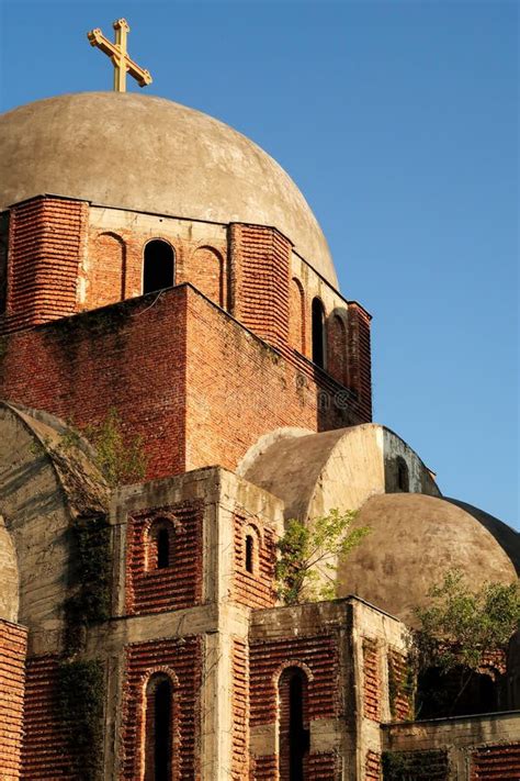 The Upper Facade And Roof Dome Of The Christ The Savior Cathedral