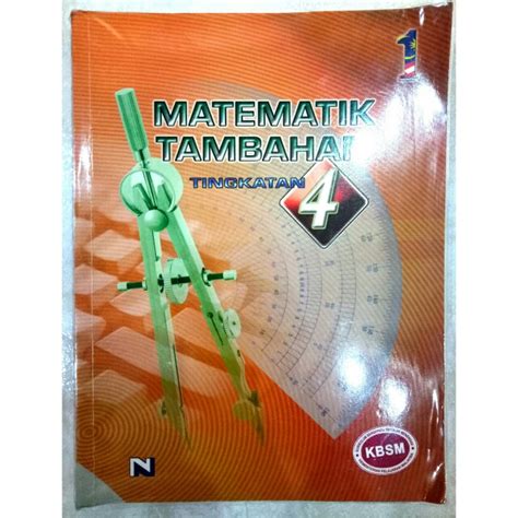 Buku Teks Matematik Tambahan Tingkatan Kbsm Buku Teks Matematik