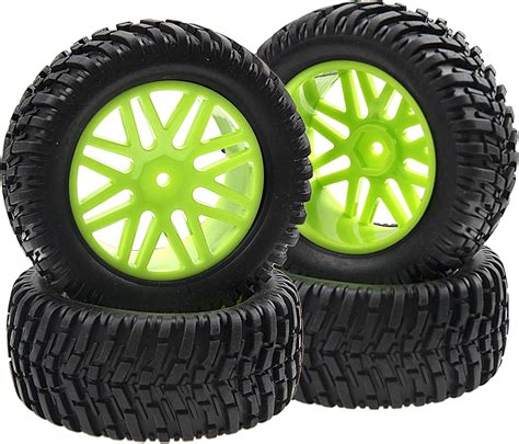 Amazon ShareGoo OD 96mm 3 77 RC Rubber Tire W Plastic Rim 12mm Hex