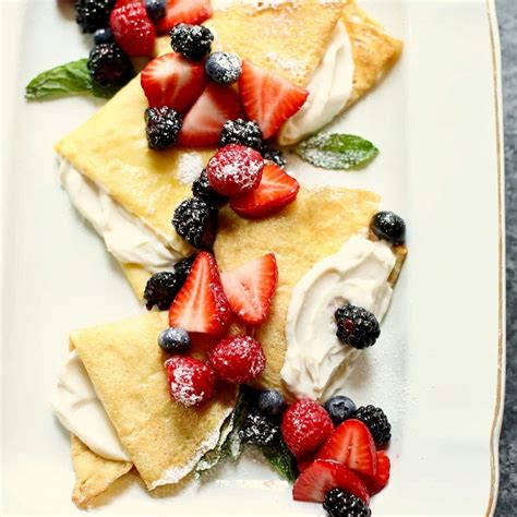 Fresh Fruit Crepes Studio Delicious