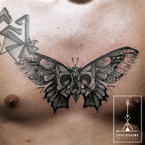 Top More Than 75 Sternum Tattoo Butterfly Latest In Coedo Vn