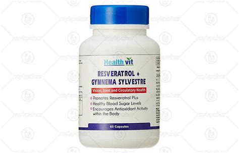 Healthvit Resveratrol Plus With Gymnema Sylvestre Capsule Uses Price