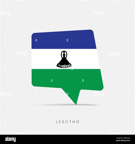 Lesotho Flag Bubble Chat Icon Stock Vector Image Art Alamy