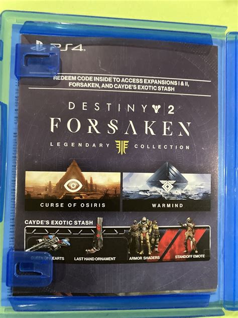 Destiny 2 Forsaken Legendary Collection Sony Playstation 4 Complete