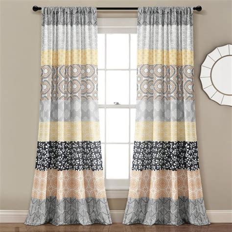 Homeboutique Bohemian Stripe In W X In L Light Filtering Window