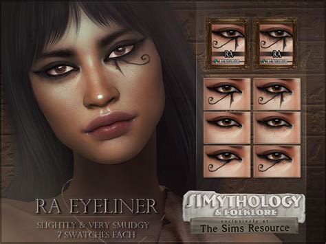 The Sims Resource SIMYTHOLOGY Ra Eyeliner Sims 4 Cc Makeup Sims