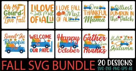 FALL SVG BUNDLE - Buy t-shirt designs