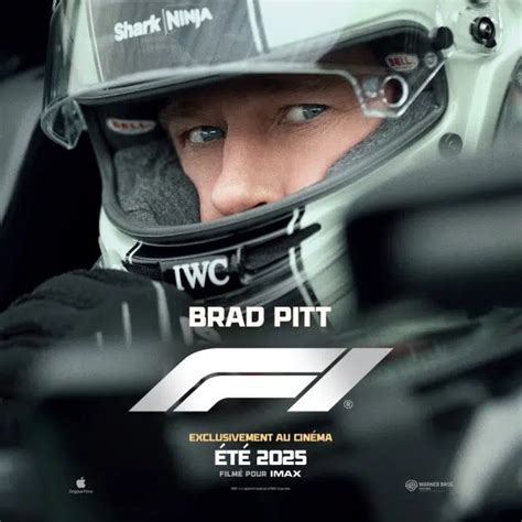 F Une Affiche Pour Le Film De Formule Avec Brad Pitt Avant La