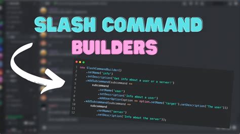 Slash Command Builders Beginner Friendly Discord Js V13 Tutorials