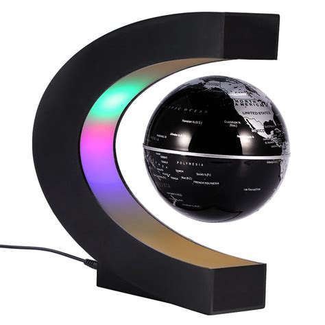 Buy Yosoo Magnetic Levitation Floating World Globe C Shape Led Lights