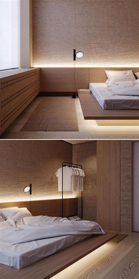 Led Lighting Allows This Bed To Appear As If It S Floating Modern