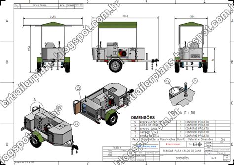 Projetos Reboques Trailer Plans Projeto Reboque Caldo De Canas