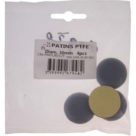 Patins Deslizantes Ptfe Adesivo Mm Unidades Maxmat