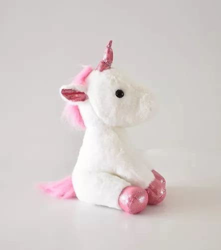 Pelúcia Unicórnio Sentado Unicornio Sentado D PELUCHE branco MercadoLivre