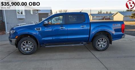 2019 Ford Ranger Lariat 4x4 Super Crew Cab Pickup Mott Nd