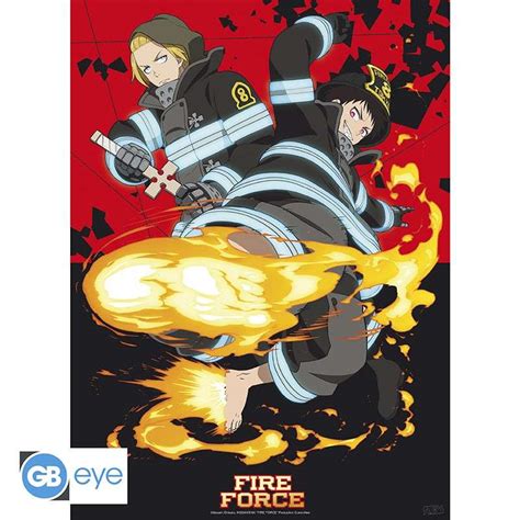 GBE POSTER: FIRE FORCE- SHINRA KUSAKABE & ARTHUR BOYLE - UFFF