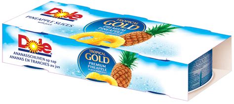 Tropical Gold Ananasschijven In Blik 227g 3 Pack Dole Sunshine