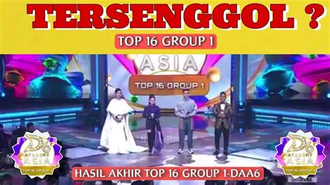 Yang Tersenggol Top Group Da Asia Tadi Malam Hasil Akhir Tadi