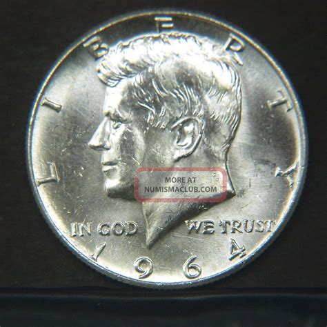 1964 Kennedy Half Dollar Bu (a13272)