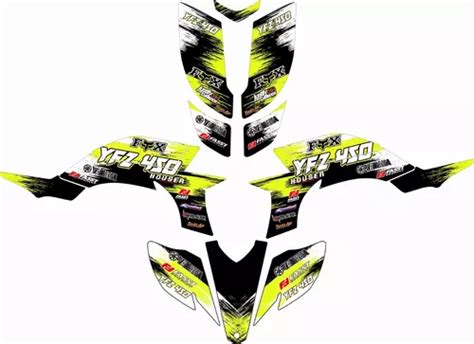 Personalizacion Yamaha Raptor Yfz Sticker Calcas