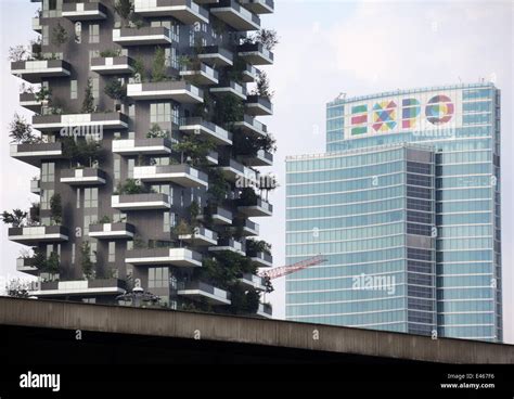 Partial View Of Bosco Verticale Vertical Forest A Pair Of