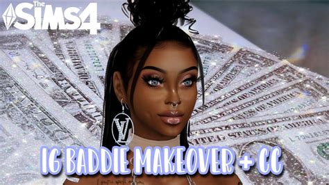 Instagram Baddie Sims 4 Cas Cc Youtube