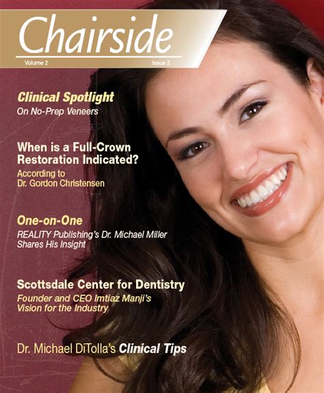 Chairside® Magazine Volume 2 Issue 2 Editor S Letter