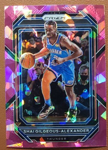 Shai Gilgeous Alexander 2023 Prizm Basketball Pink Cracked Ice 64 EBay