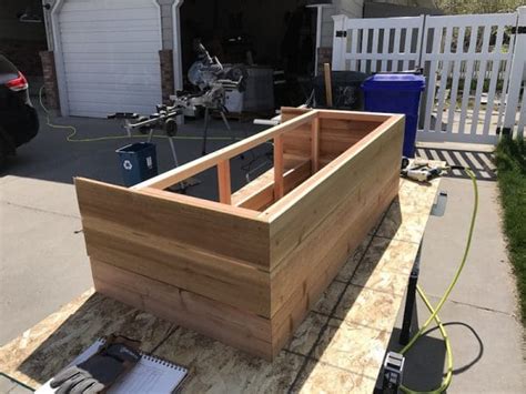 How To Build A Tiered Garden Planter Box Chris Loves Julia