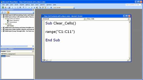 Excel Macro Vba Tip 12 Clear Data And Cell Contents With An Excel Macro Youtube