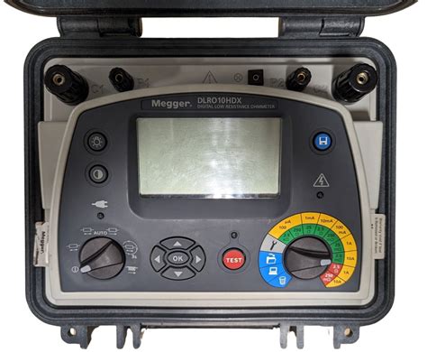 Megger Dlrohd X Rpm Test Equipment Solutions Inc