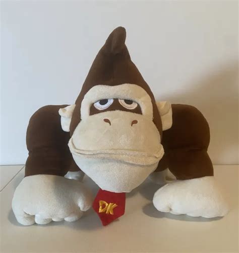 DONKEY KONG SUPER Mario 50CM Large Soft Toy Plush GREAT CONDITION Luigi