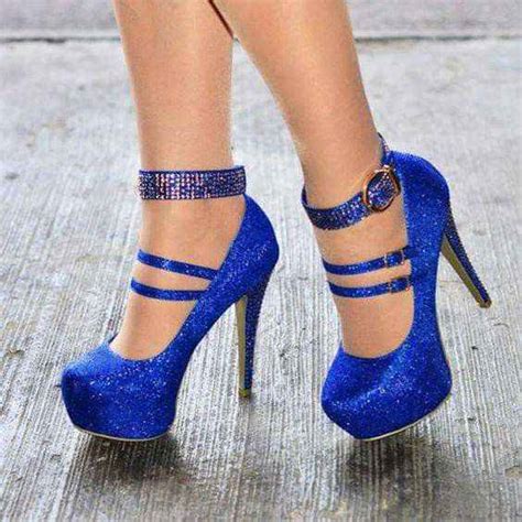 Zapatos En Color Azul Foro Moda Nupcial Bodas Mx