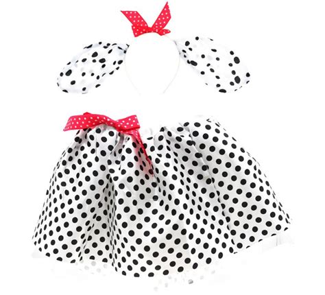 Kit Chien Dalmatien Enfant Bandeau Et Tutu