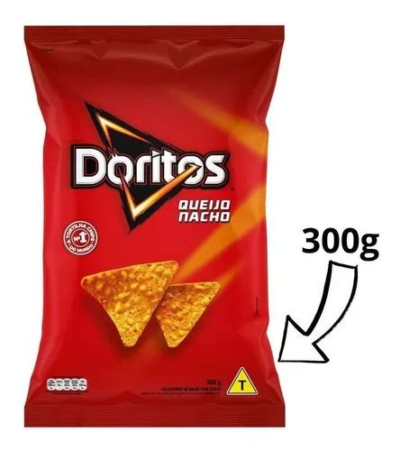 Salgadinho De Milho Doritos Queijo Nacho 300 G Pacotão Mercadolivre