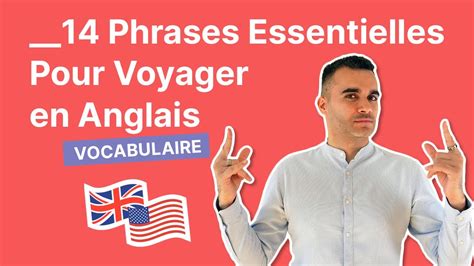 14 Phrases Essentielles Pour Voyager En Anglais YouTube