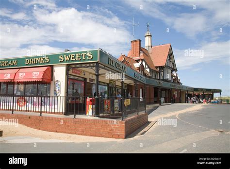 Lytham St Annes Lancashire England EU July Entrance to St Annes Pier ...