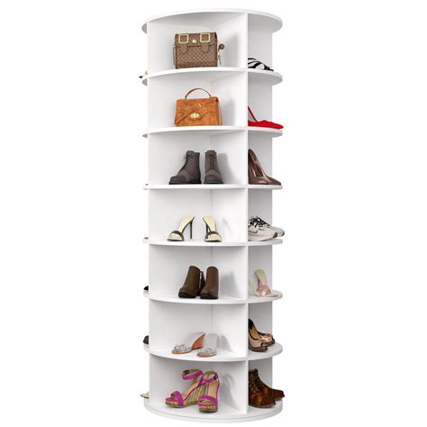 Buy Hestiasko Rotating Shoe Rack Tier Spinning Shoe Rack Free