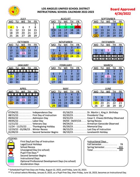 2024 And 2023 School Calendar Lausd 2024 Calendar Printable Porn Sex