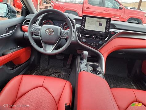 Exploring The 2021 Toyota Camry Trd Red Interior Interior Ideas