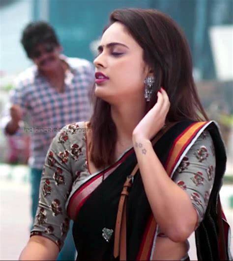 Nandita Swetha Akshara Telugu Movie Hot Saree Midriff Hd Photo