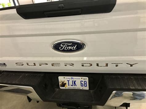 Ford Super Duty Tailgate Letters Inserts Decals Stickers Realtree Camo ...