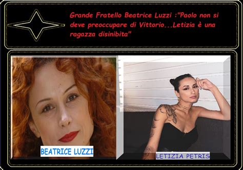 Grande Fratello Beatrice Luzzi L Attrice Romana Contro La Fotografa