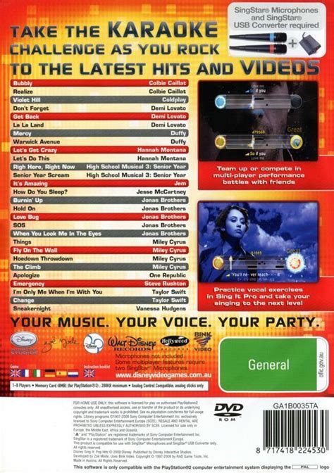 Disney Sing It Pop Hits Box Shot For Playstation Gamefaqs