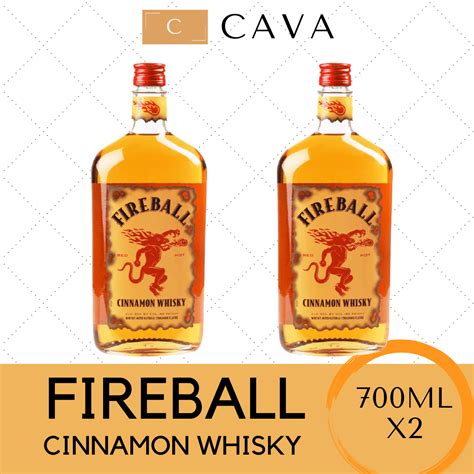 Fireball Cinnamon Whisky Liqueur 700ml 2 Pack Bundle Lazada Ph